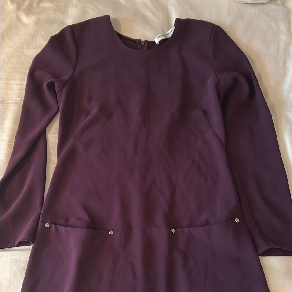 Amanda Uprichard Plum Work dress